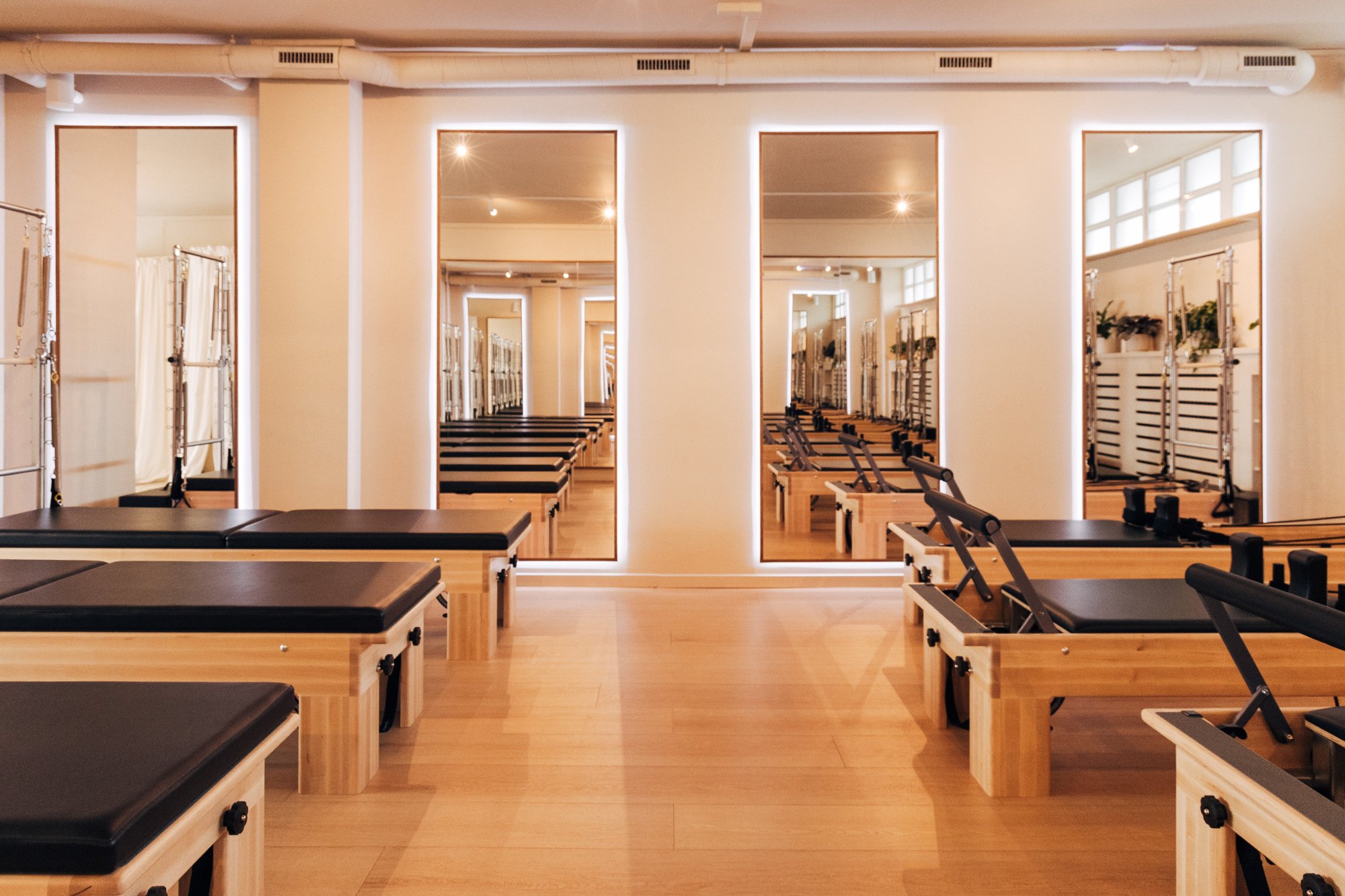 Reformer apparatus at Red and Red studio Geneva